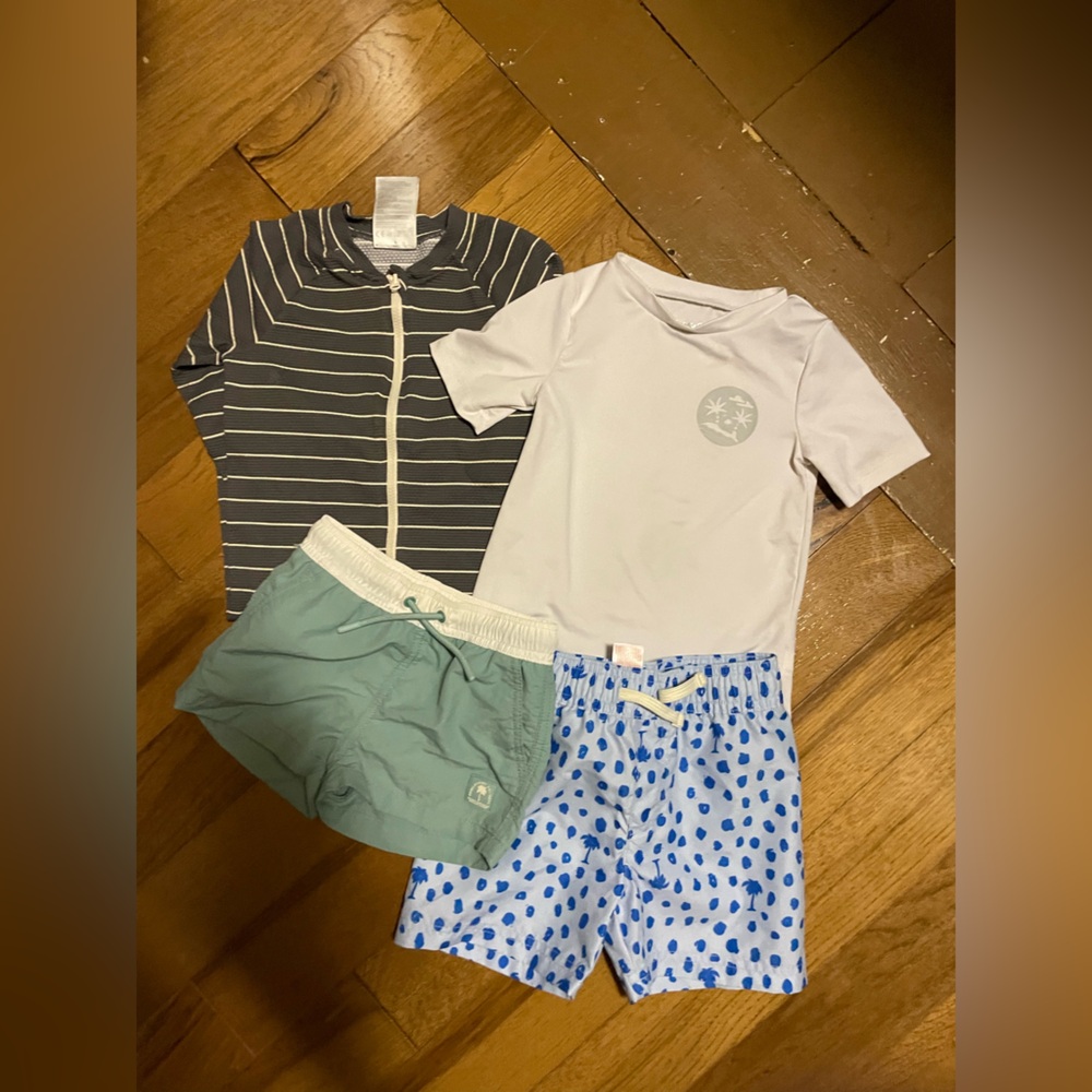 3T boys swim bundle • zara, cat&jack, h&m